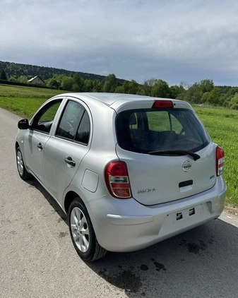 Nissan Micra cena 15999 przebieg: 58000, rok produkcji 2011 z Górzno małe 46